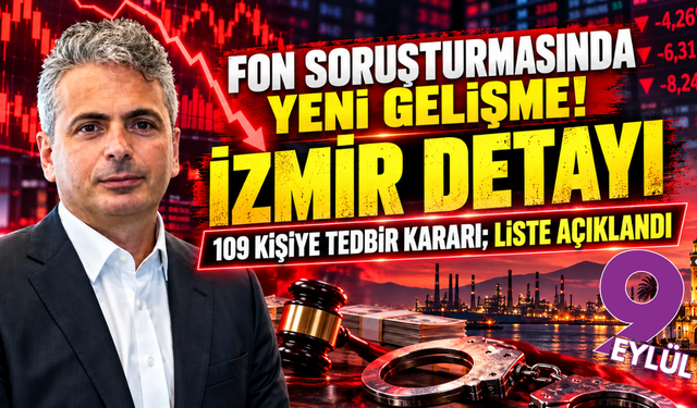 Fon soruşturmasında önemli gelişme; Tedrbir konulan 109 kişi açıklandı!