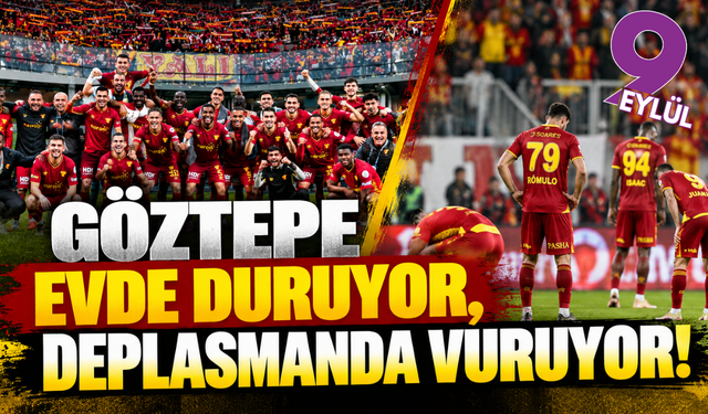 Göztepe deplasmanda kral, evinde kayıp!