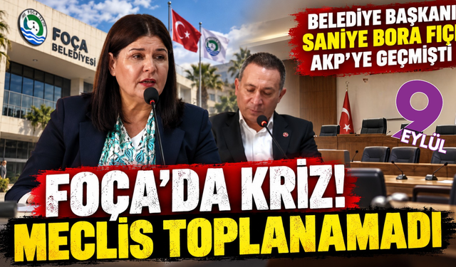 Foça'da siyasi kriz! Meclis toplanamadı