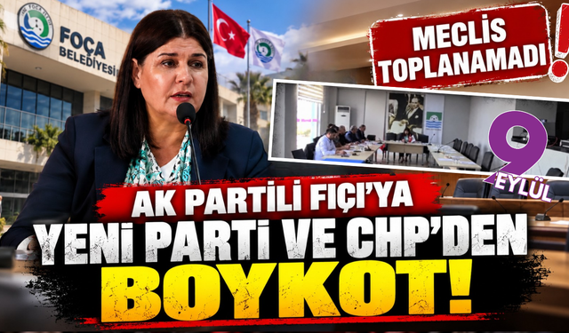 Foça'da siyasi kriz! Meclis toplanamadı