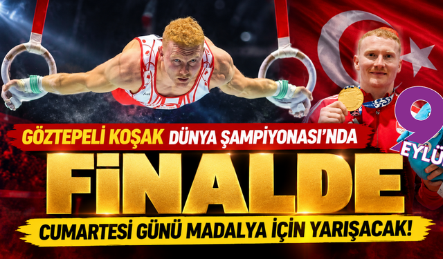 Göztepeli Mehmet Ayberk Koşak Dünya Şampiyonası finalinde!