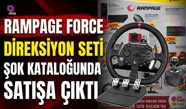 Rampage Oyuncu Ekipmanları Şok Markette Satışa Çıktı