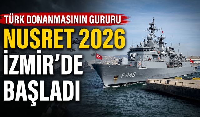 Nusret 2026 Tatbikatı İçin TCG Salihreis İzmir'e Geldi