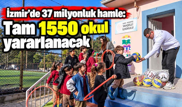 İzmir'de 1550 okula dev destek: 37 milyon TL'lik spor malzemesi dağıtılacak