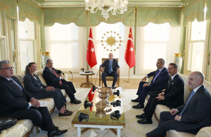 Erdoğan, Yeni Zelanda heyetini kabul etti