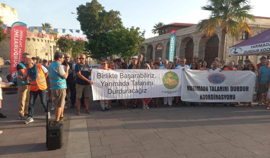 Çeşme Turizm Projesi'ne karşı çadır kurdular, 10 bin imza topladılar!