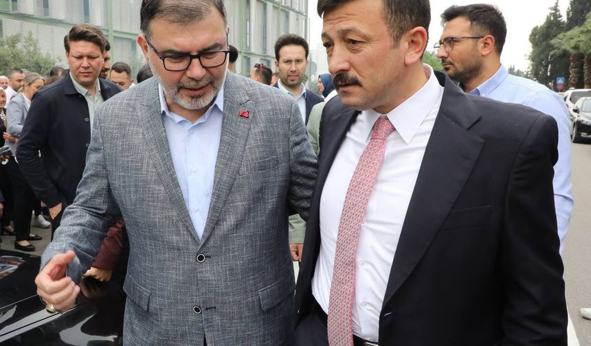 AK Parti'li Hamza Dağ ve Bilal Saygılı Beydağ ve Kiraz'da partililerle buluştu