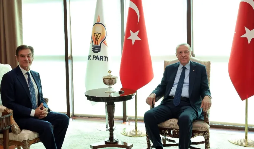 Erdoğan, Prof. Dr. Mehmet Öz ile görüştü!