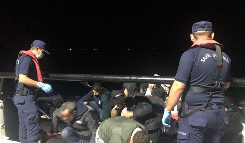 Muğla açıklarında 47 kaçak göçmen yakalandı