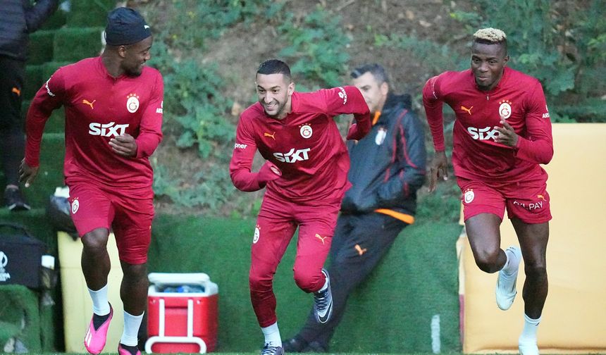 Galatasaray, Antalyaspor hazırlıklarına devam ediyor