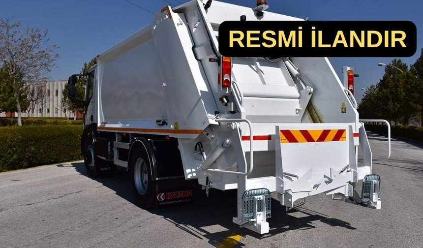 Bergama Belediyesi çöp kamyonu kiralayacak