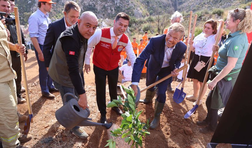 100. dostluk yılı anısına fidan dikildi