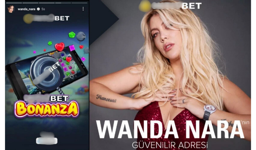 Bir skandal daha: Wanda Nara, yasa dışı bahis sitesinin reklam yüzü oldu