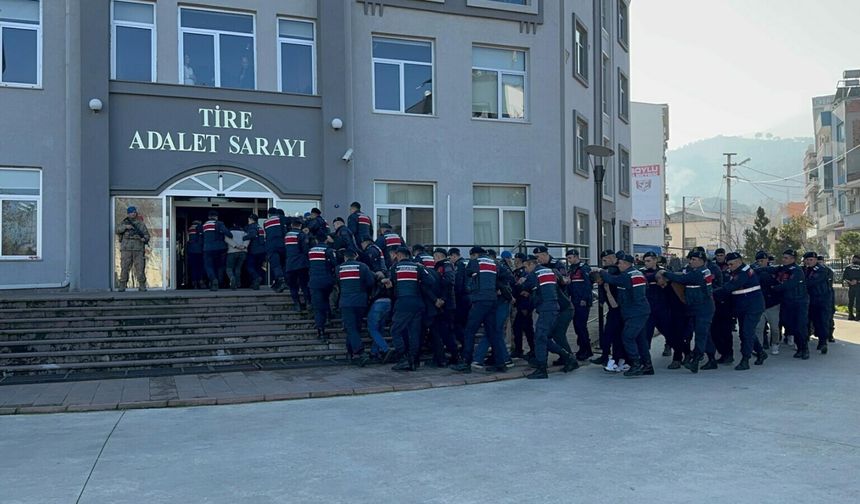 İZMİR'de 'Kıranlar' suç örgütüne operasyon; 18 gözaltı