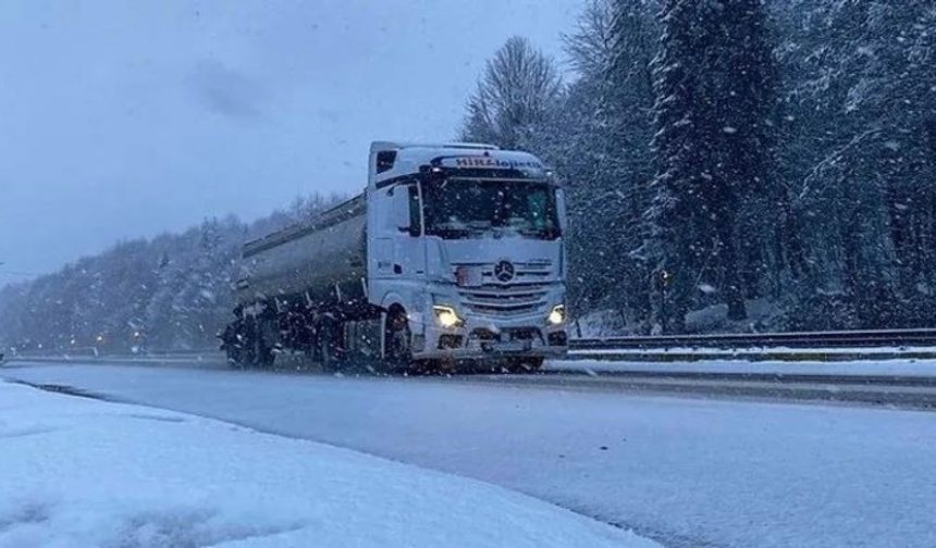 Altı ilde yollar ağır taşıt trafiğine kapatıldı