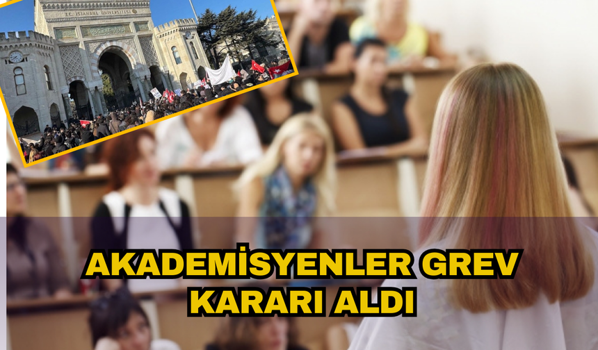 Akademisyenlerden grev kararı