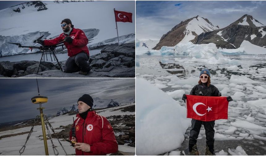 Türk bilim insanları Antarktika'da