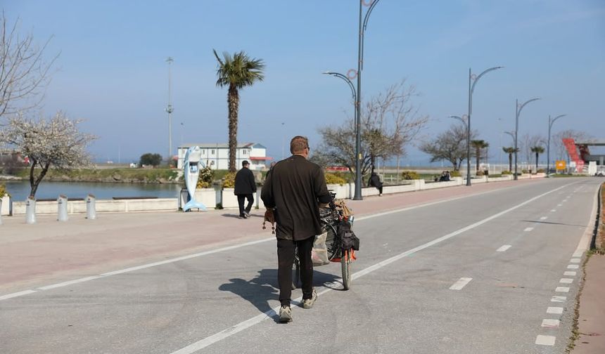 İngiliz seyyah Samsun'da