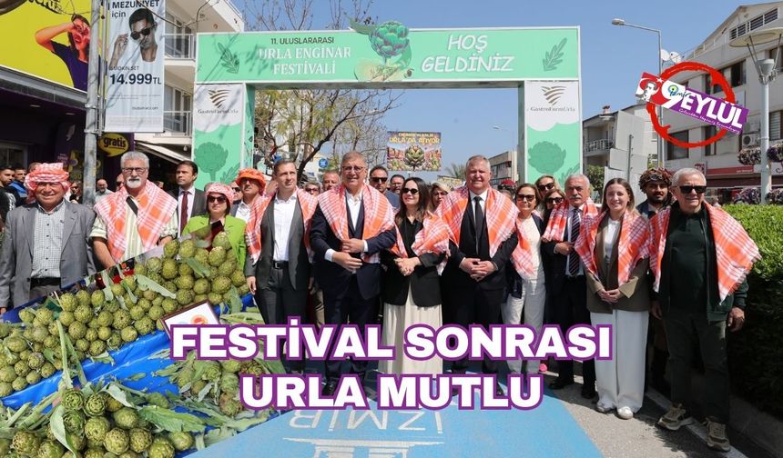 Festival sonrası üretici mutlu, esnaf mutlu, Urla mutlu