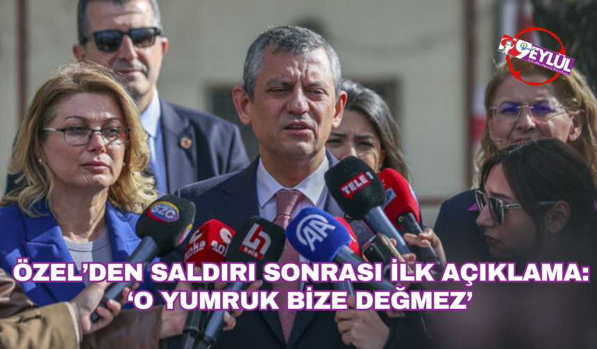 Özel’den saldırı sonrası ilk açıklama:  ‘O yumruk bize değmez’