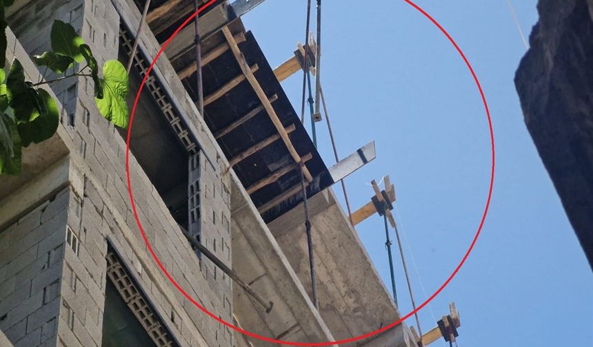 Diyarbakır'da inşaattan düşen işçi kurtarılamadı
