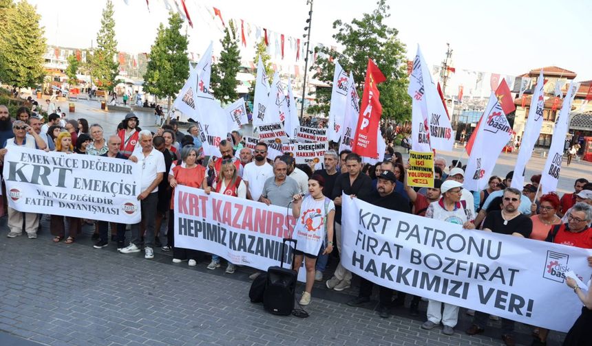 Direnen KRT emekçileri kazandı