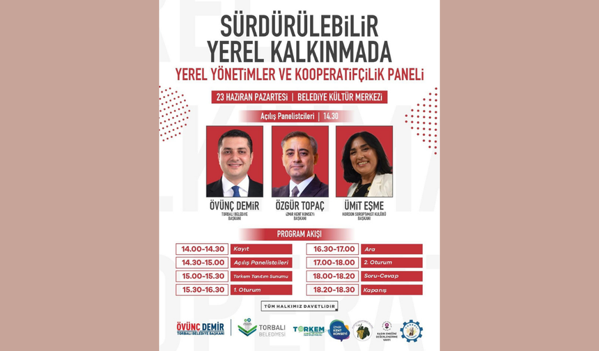 'Yerel Kalkınmada Kooperatifler Paneli' gerçekleşecek!