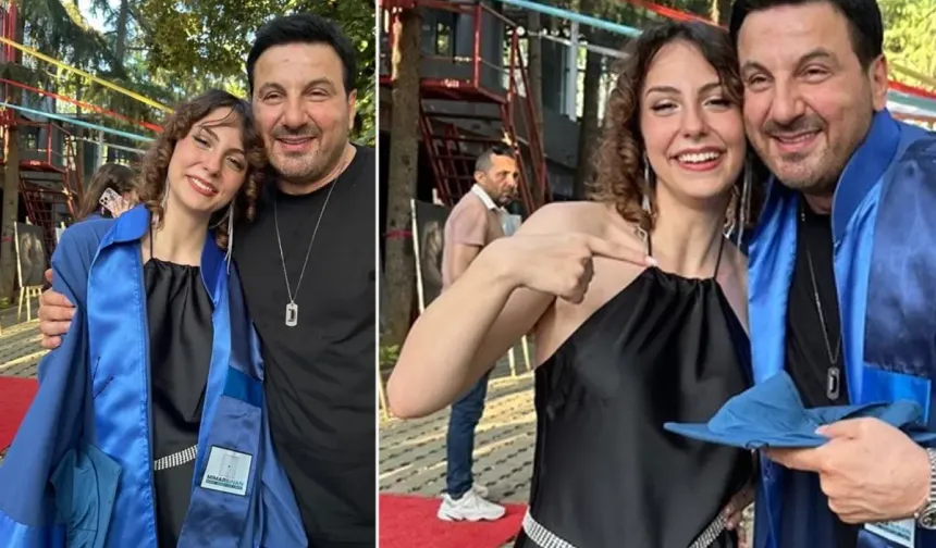 Davut Güloğlu'ndan kızına mezuniyet sürprizi