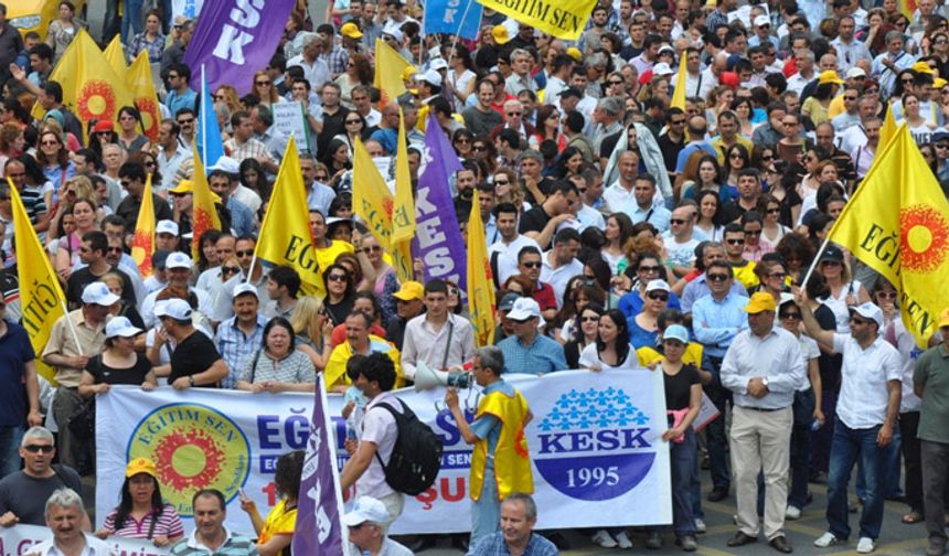 TÜRK-İŞ’e bağlı sendika üyesi işçiler Ankara'dan seslendi: 'Eylemse eylem, grevse grev!'