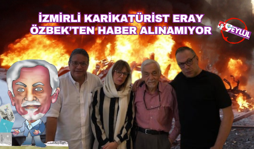 Ödül için Tahran'a giden İzmirli karikatürist Eray Özbek'ten haber alınamıyor