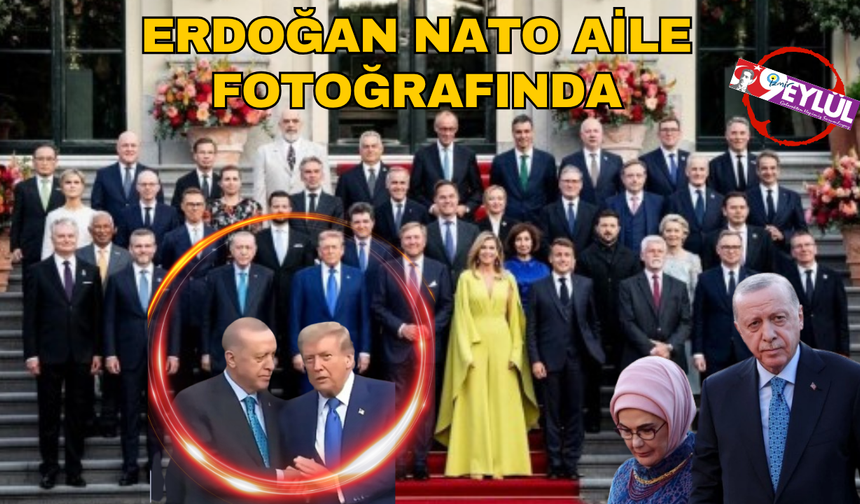 Erdoğan, NATO liderleri aile fotoğrafına katıldı