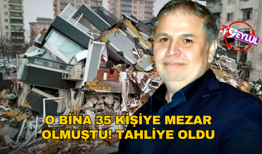Depremde 35 kişiye mezar olmuştu! Ezgi Apartmanı davasında tutuklu sanık tahliye edildi