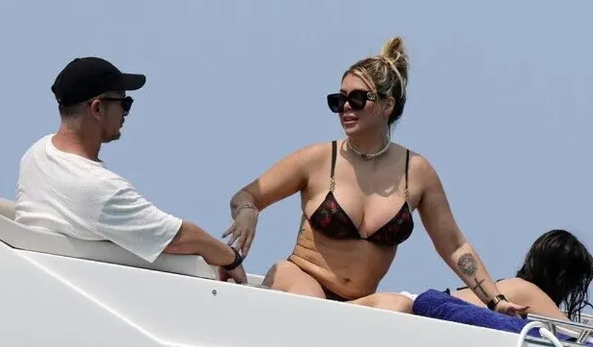 Wanda Nara'nın müthiş tekne tatilinden görüntüler!