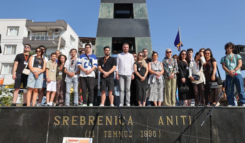Buca’da Srebrenitsa'nın mavi kelebekleriyle sessiz çığlık