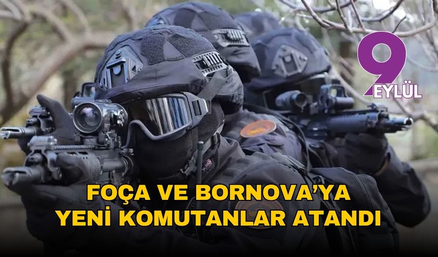 İzmir jandarmasında görev değişimi: Foça ve Bornova’ya yeni komutanlar atandı
