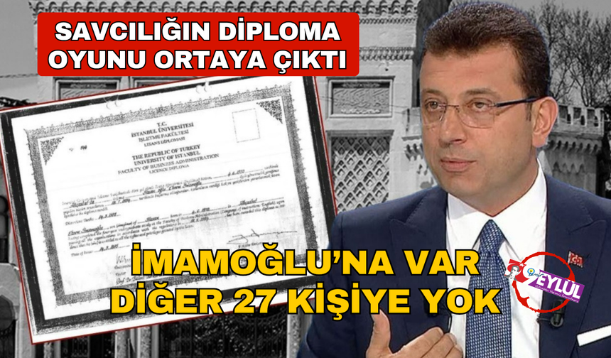 Savcılığın 'diploma' planı ortaya çıktı: Dosyadaki diğer 27 kişi için ayırma kararı