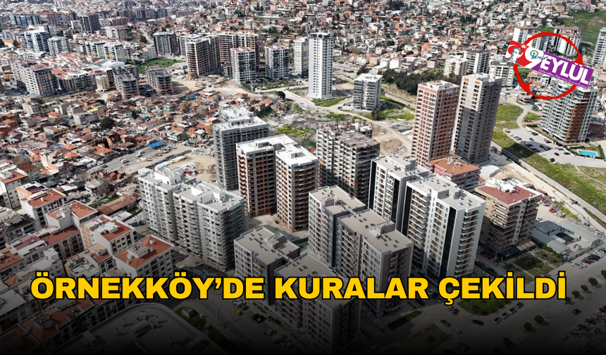 Örnekköy kentsel dönüşüm projesi için kura çekimi yapıldı