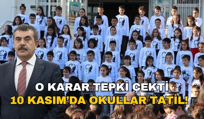 MEB'den yeni tatil takvimi: 10 Kasım kararı tepki çekti!