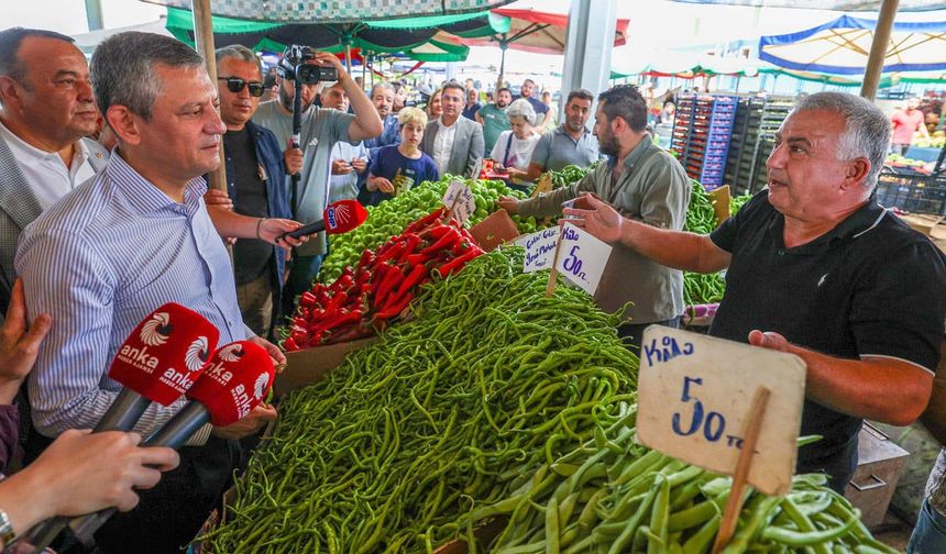 Özgür Özel pazarda: 'Geçinemiyoruz!' çığlığı büyüyor