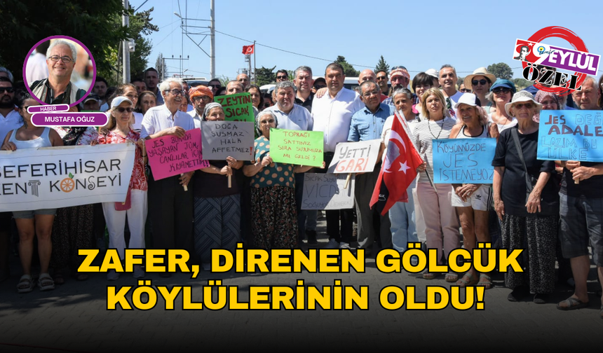 Zafer, direnen Gölcük köylülerinin oldu!