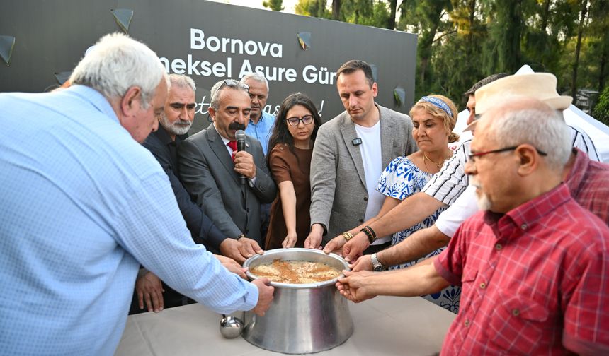 Bornova’da aşure kazanı adalet ve kardeşlik için kaynadı