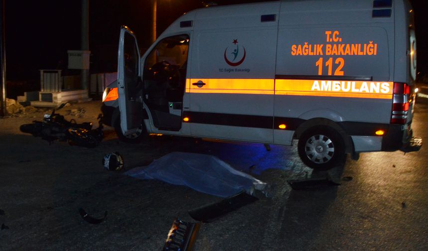 Antalya'da 19 yaşındaki motosiklet sürücüsü hayatını kaybetti