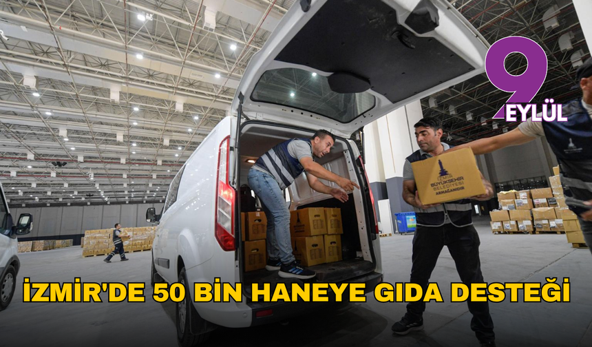 İzmir'de 50 bin haneye gıda desteği