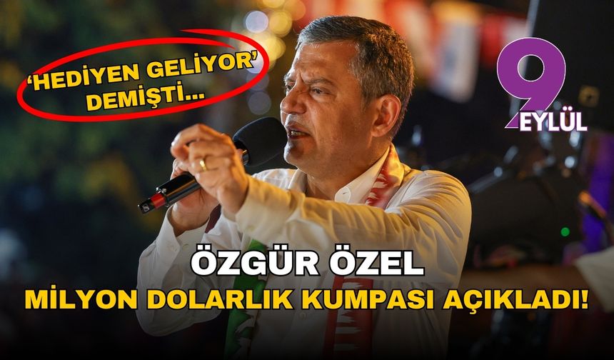 'Hediyen geliyor, bekle' demişti... Özgür Özel konuşuyor