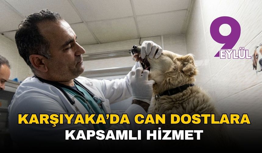 Karşıyaka’da can dostlara kapsamlı hizmet
