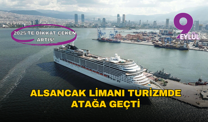 İzmir’e denizden turist akını: 7 ayda 55 bin 408 yolcu Alsancak Limanı’na demir attı