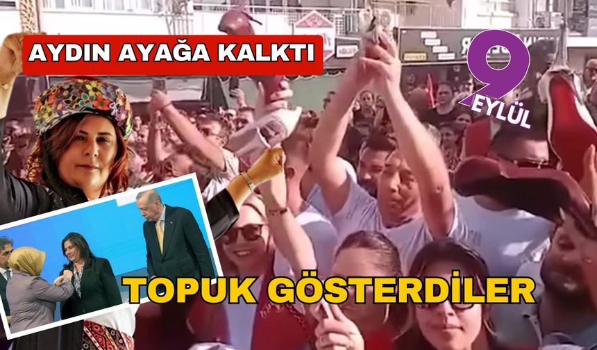 Aydın ayaklandı... Aydın’da topuklar Çerçioğlu’na tepki için havaya kalktı