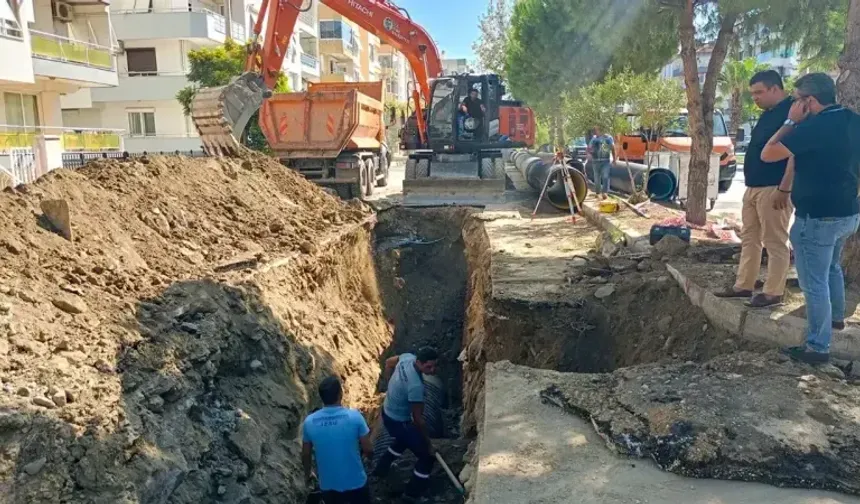 Büyükşehir ve İZSU start verdi: Tire’ye 180 milyonluk yağmur suyu hattı geliyor