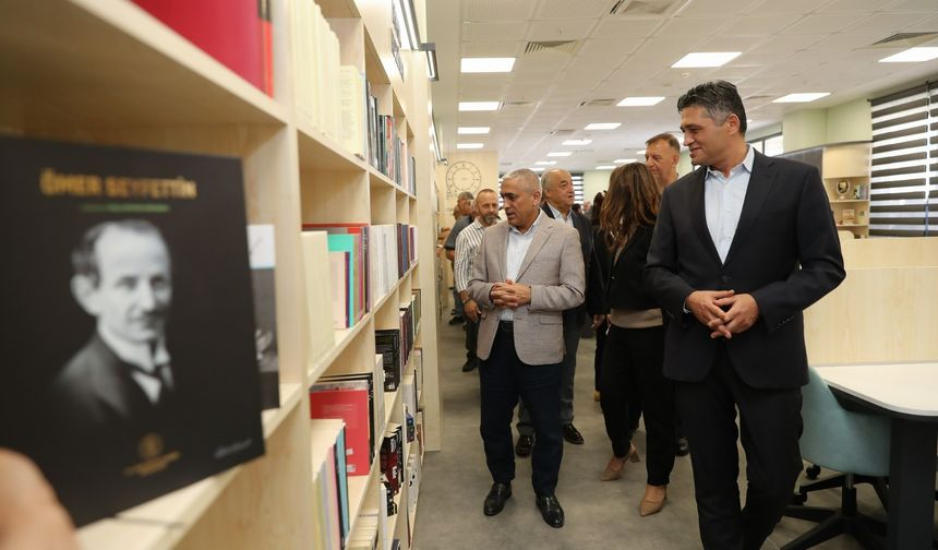Aliağa’da Aziz Sancar Kütüphanesi kapılarını açtı