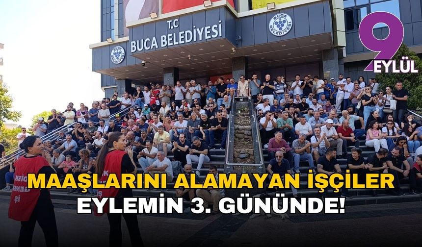 Maaşlarını alamayan belediye işçileri, eylemlerinin üçüncü gününde!